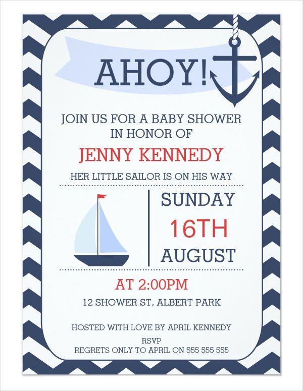 chevron-modern-baby-shower-invitation
