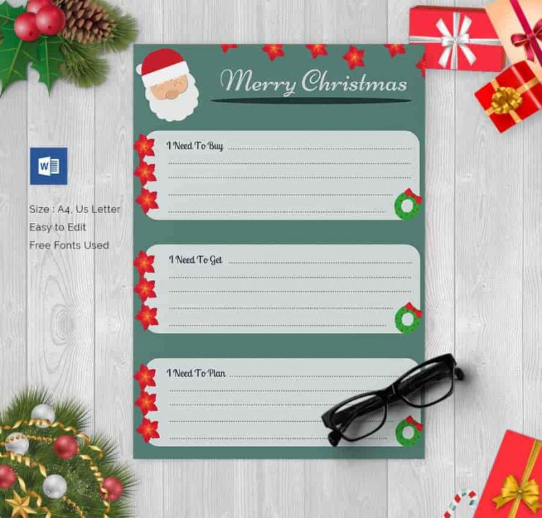 Christmas List Template Word from images.template.net