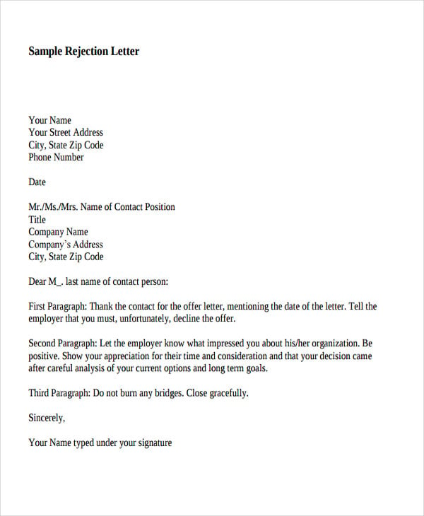 34  Offer Letter Examples  Free Word, PDF Documents Download  Free \u0026 Premium Templates
