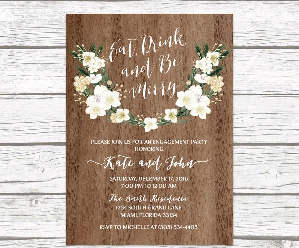 rustic engagement party invitation2