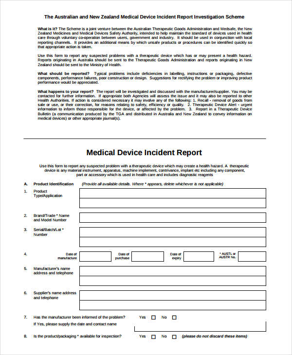 medical-device-incident-report