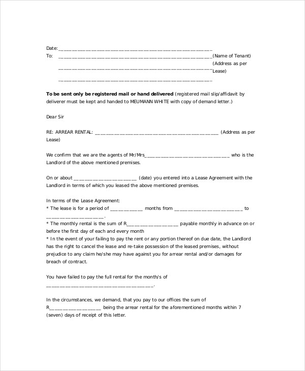 Formal Letter Templates - 65+ Free Word,PDF Document Download