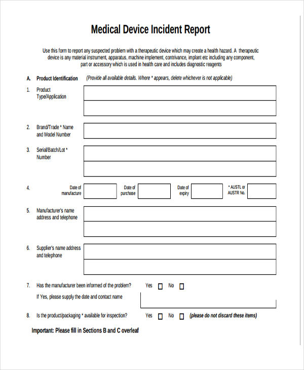 30+ Incident Report Template in PDF