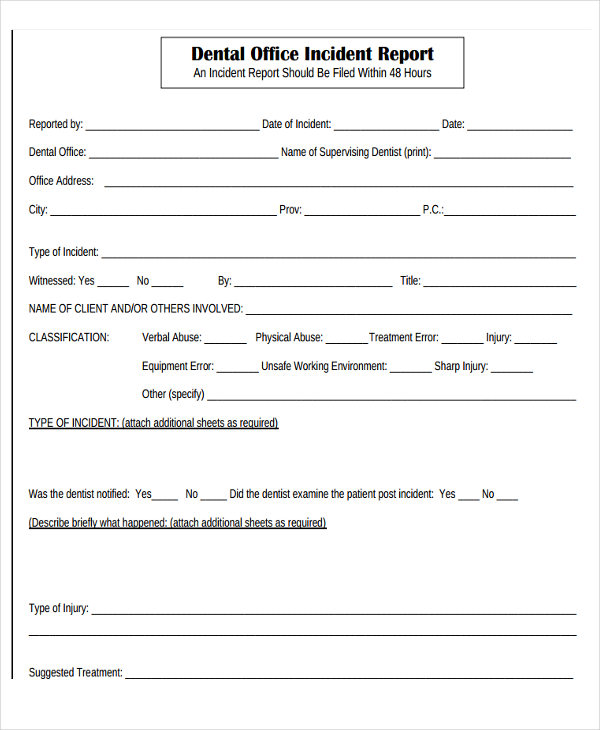 30+ Incident Report Template in PDF