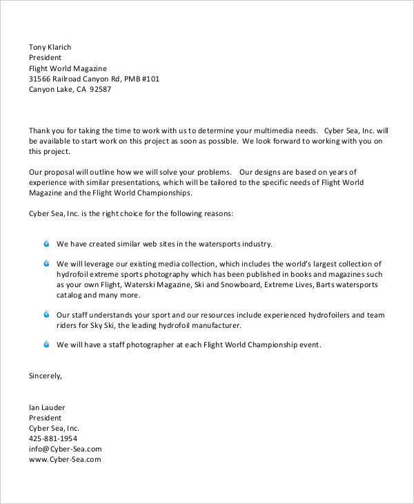 60 Sample Business Letters Doc Pdf Free Premium Templates