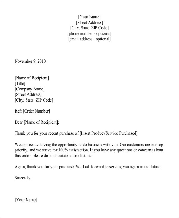 54+ Sample Business Letters - Doc, Pdf 