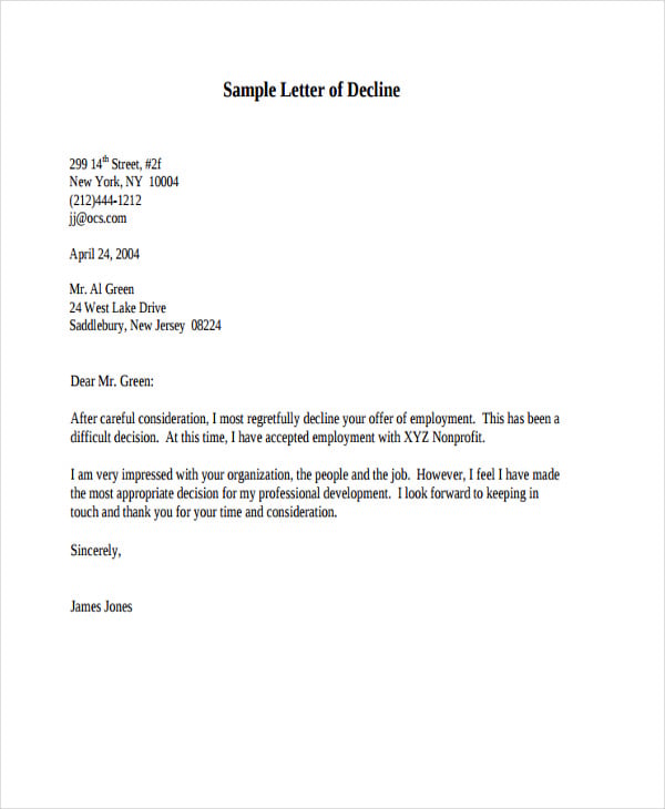 73 Offer Letter Templates Free Premium Templates