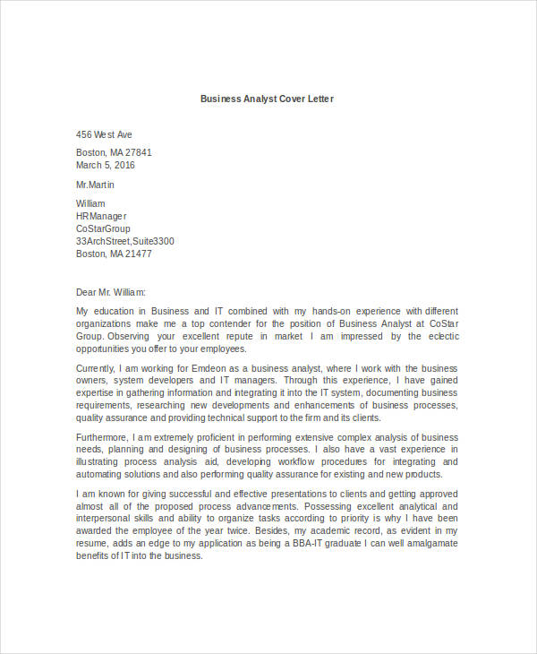 business analyst cover letter1