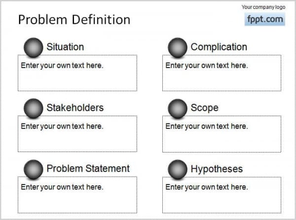 simple problem definition powerpoint template min