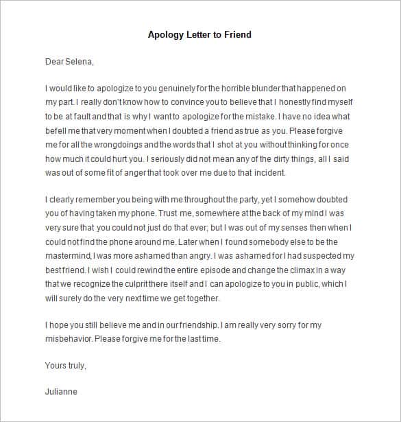 sample apology letter to friendd min