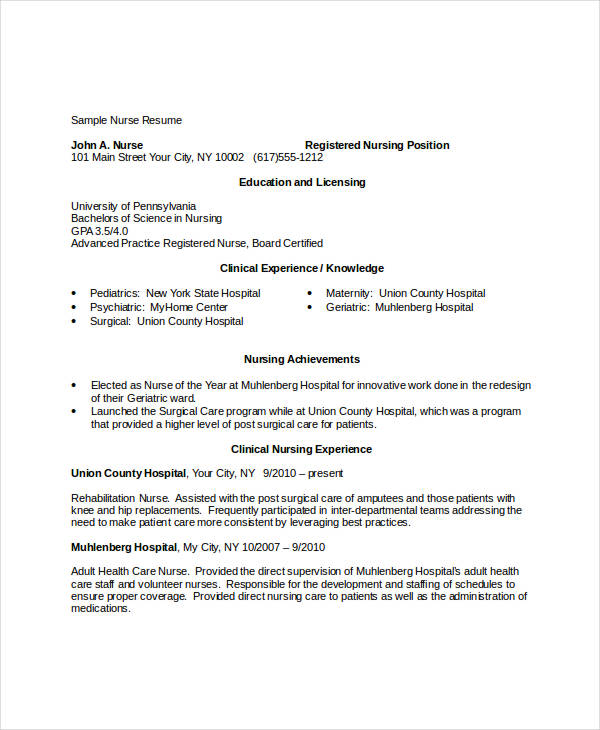 sample-nursing-graduate-resume