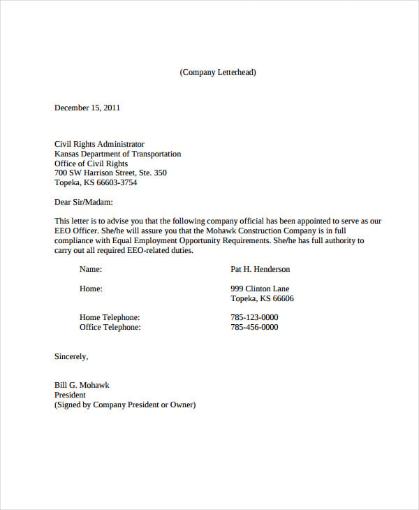 construction company appointment letter1