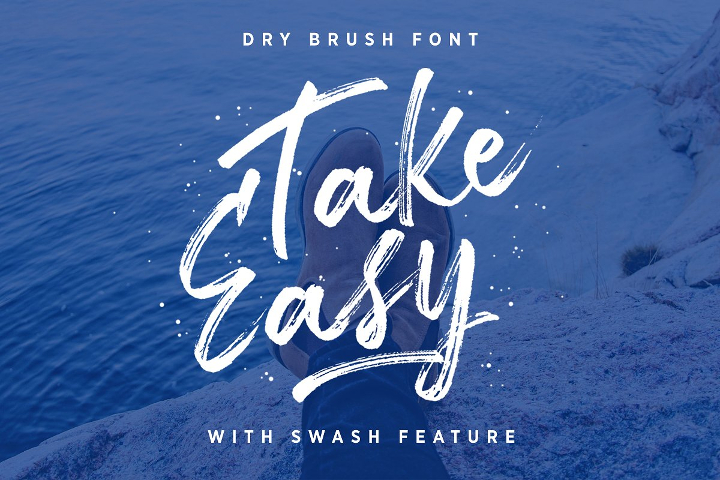 take-easy-brush-font1