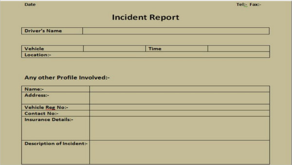 39 Incident Report Templates In Word Free Premium Templates