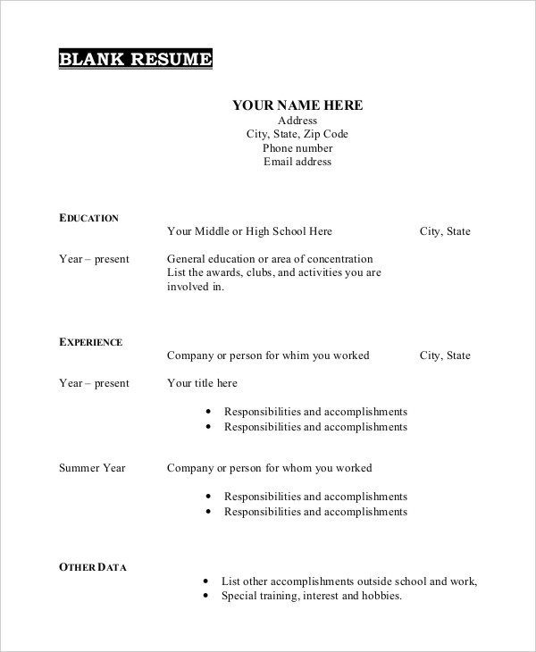 25-new-free-printable-resume-templates-best-resume-examples