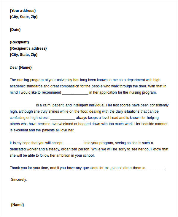 Reference Letter Example 33  Free Word PDF DOcuments Download