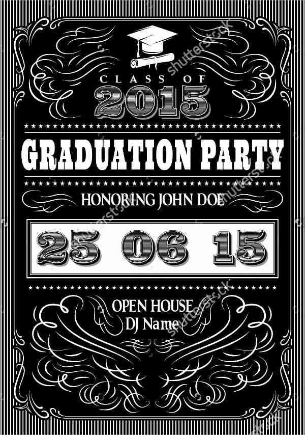 diploma graduation open house invitation