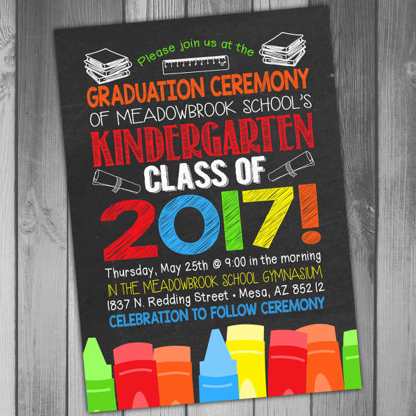 kindergarten-graduation-announcement-invitation