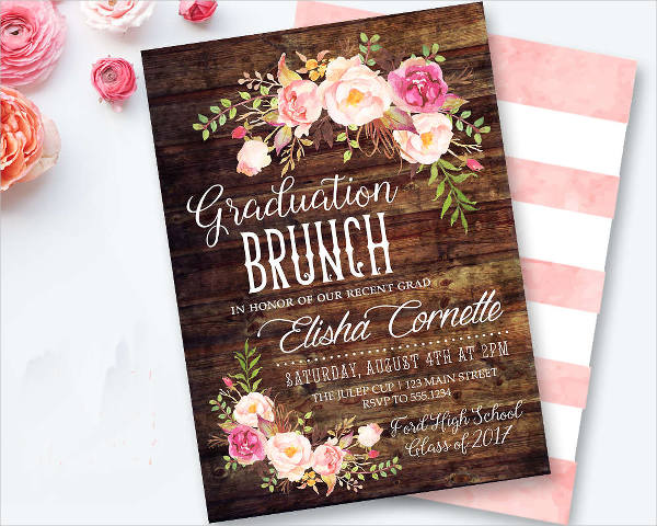 floral-stripes-graduation-brunch-invitation