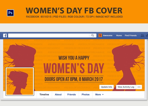 womens day facebook cover page 2