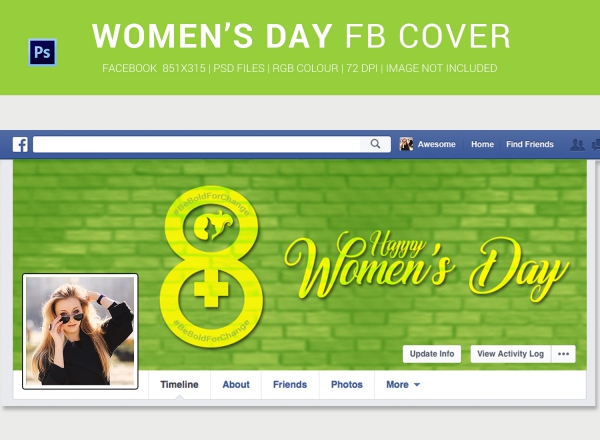 womens day facebook cover page 3