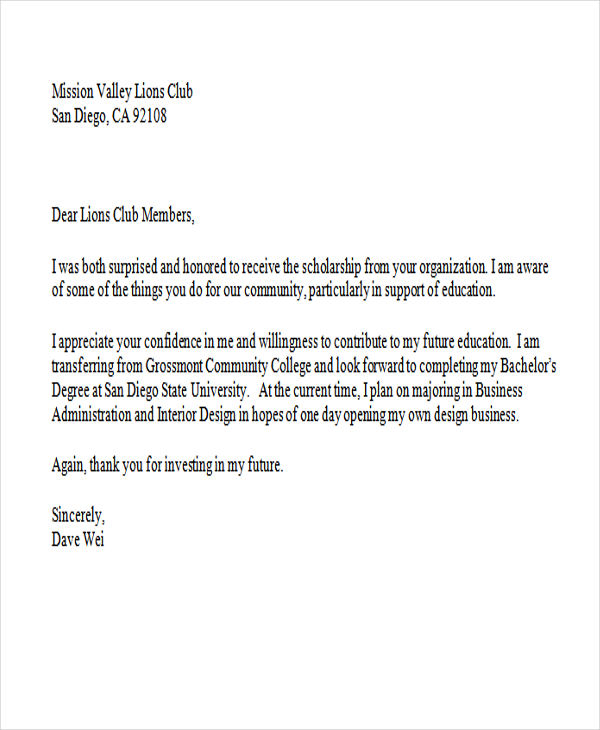 37 Thank You Letter In Word Templates 37 Thank You Letter In Word Templates