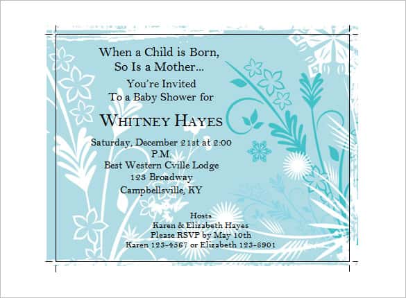 baby shower function invitation min