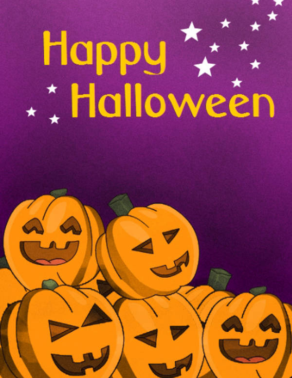 Vintage Halloween Cards from template.net