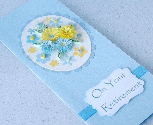 -Homemade Retirement Card