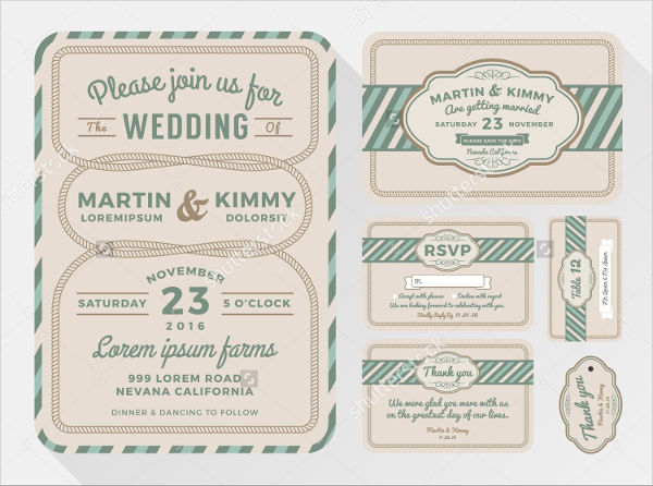 wedding friends card invitation