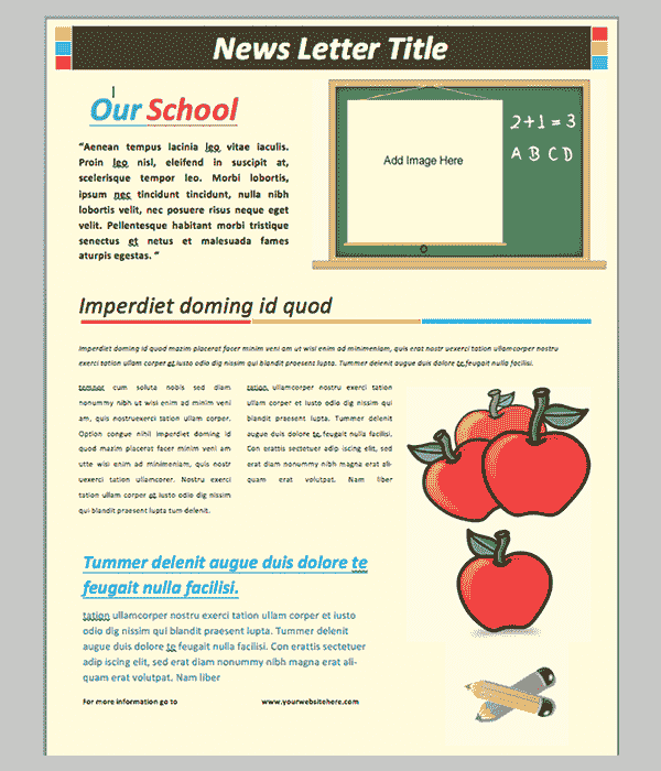 newsletter templates word for mac