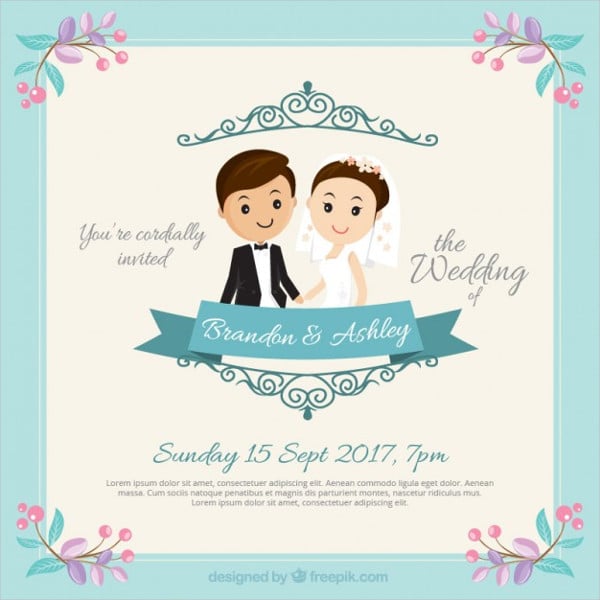 wedding dinner card invitation