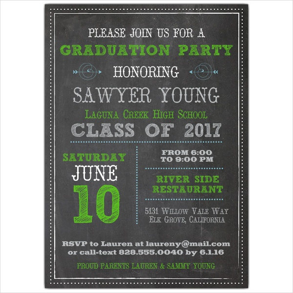 39+ Printable Graduation Invitations | Free & Premium ...