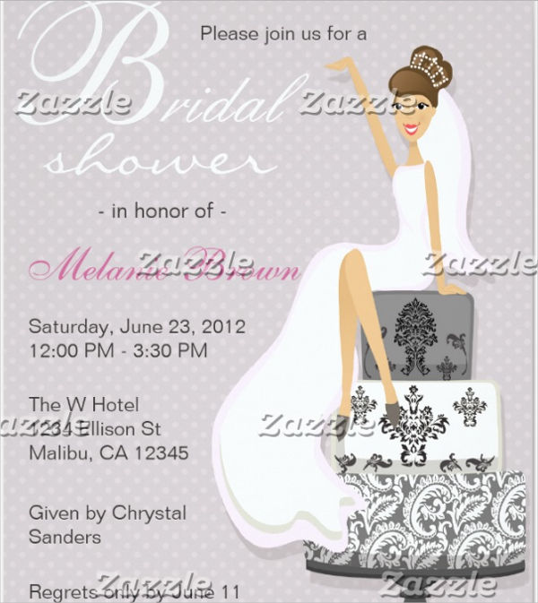 How To Make/Create a Bridal Shower Invitation [Templates + Examples] 2023