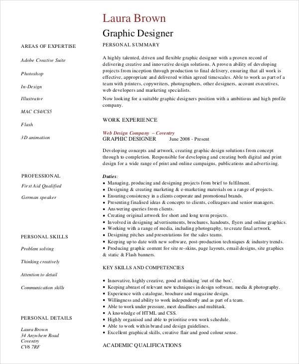 46+ Download Resume Templates - PDF, DOC