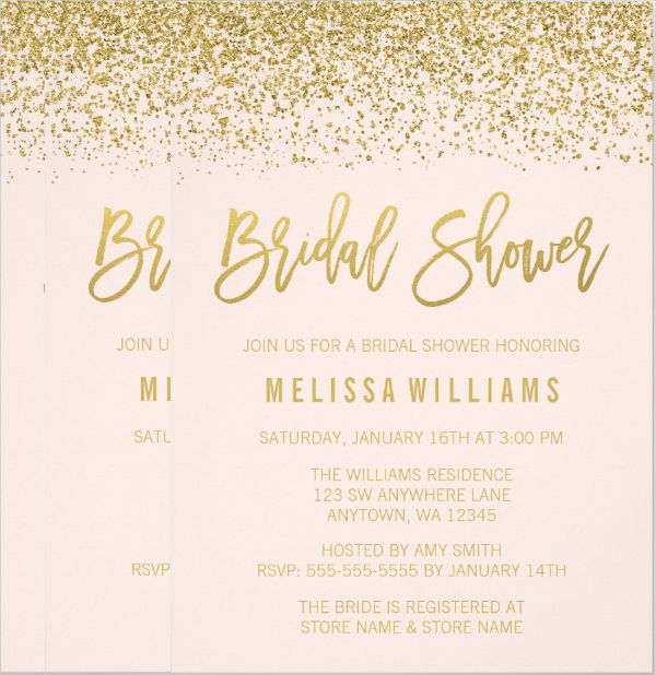 How To Make/Create a Bridal Shower Invitation [Templates + Examples] 2023