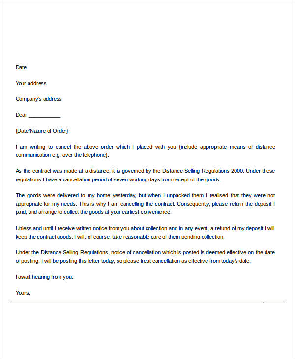 formal complaint letter to contractor