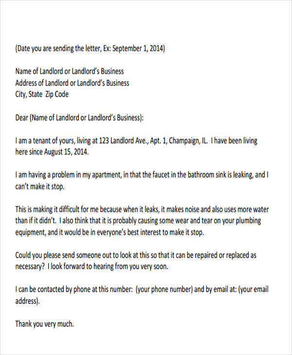 official business complaint letter template