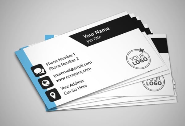 personal business card layout example