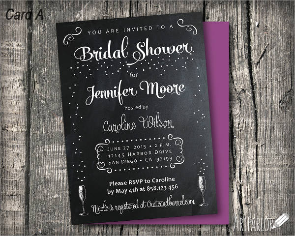 How To Make/Create a Bridal Shower Invitation [Templates + Examples] 2023