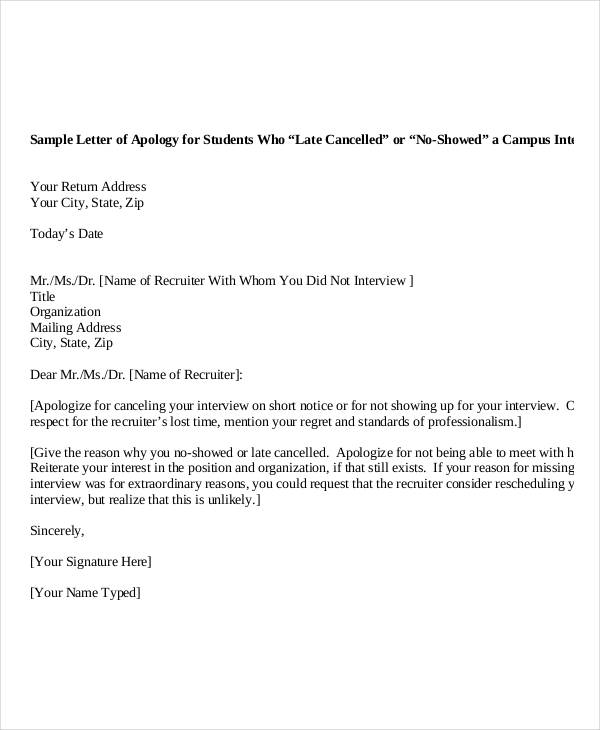 29 Apology Letter Templates PDF DOC