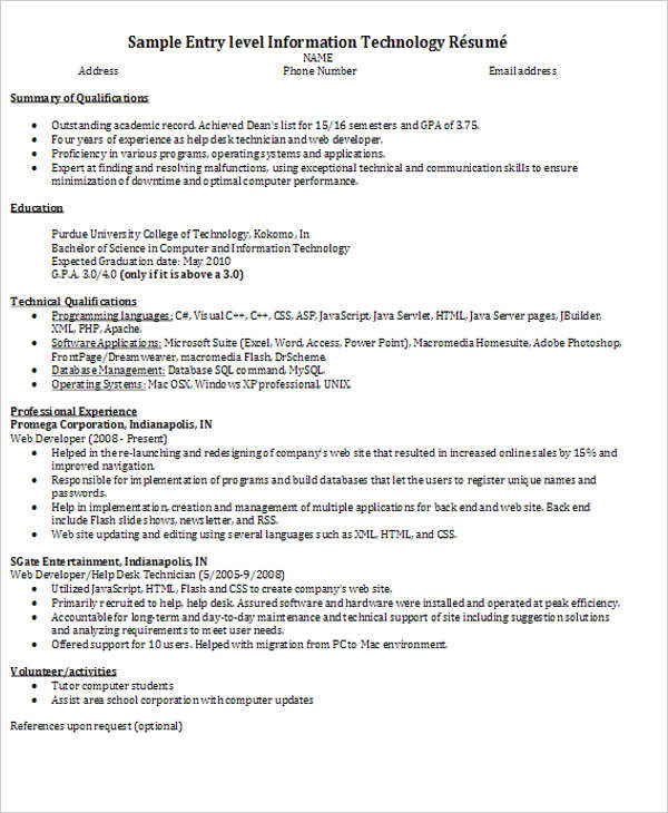 sample-resume-for-freshers-the-best-2020-fresher-resume-formats-and