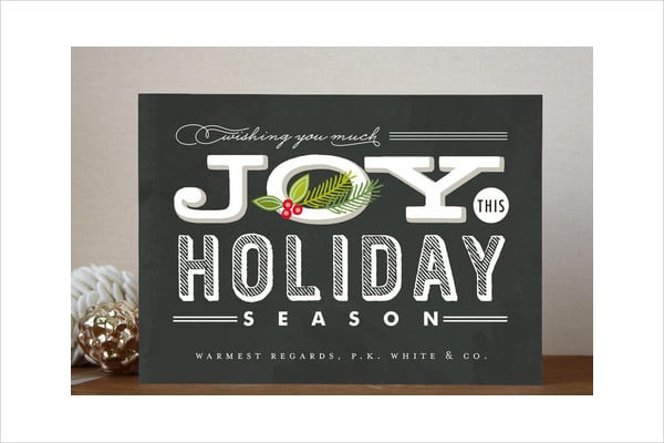 business holiday greeting card