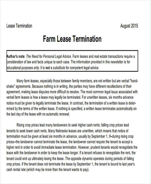 32+ Termination Letter Examples DOC, PDF, AI