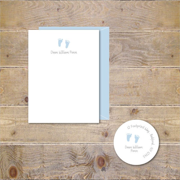 baby shower thank you card template
