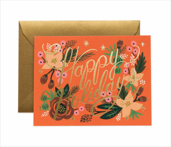 Holiday Greeting Card Template