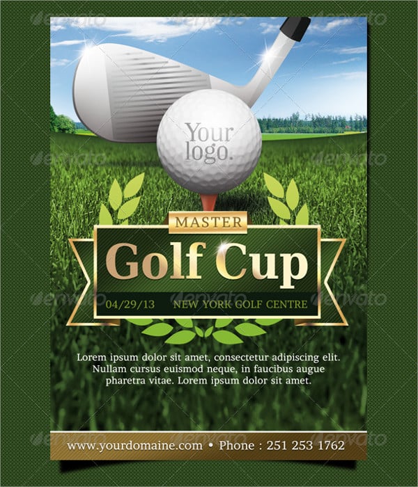 golf event flyer