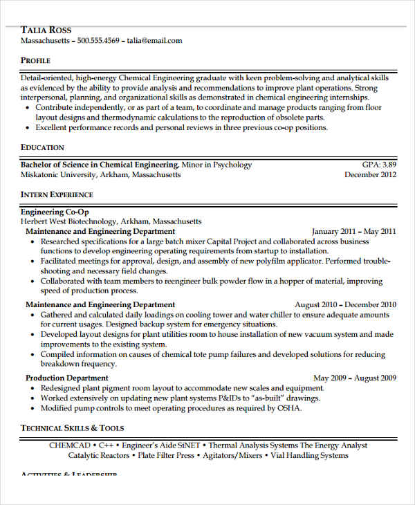 10 Professional Fresher Resume Templates In Word Pdf Format