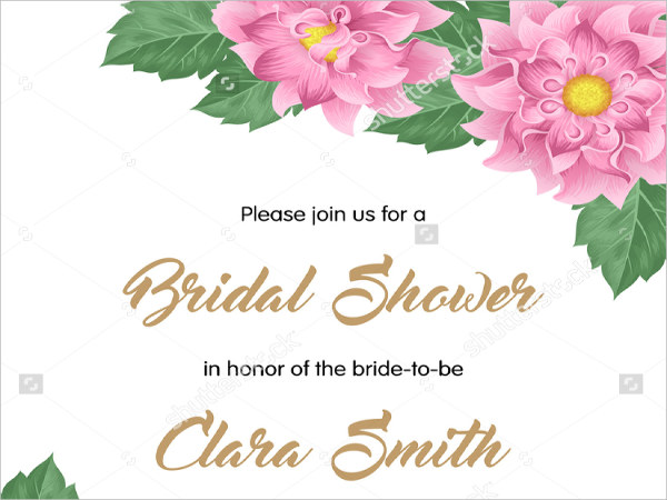 wedding shower invitation card