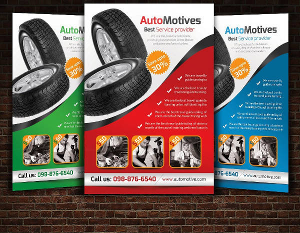 automotive business flyer